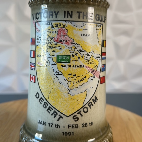 Desert Storm Beer Stein Original King Victory in the Gulf - Picture 5 of 5